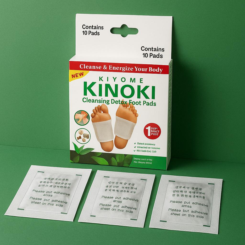 Kinoki Cleansing Detox Foot Pads – 10 Pads
